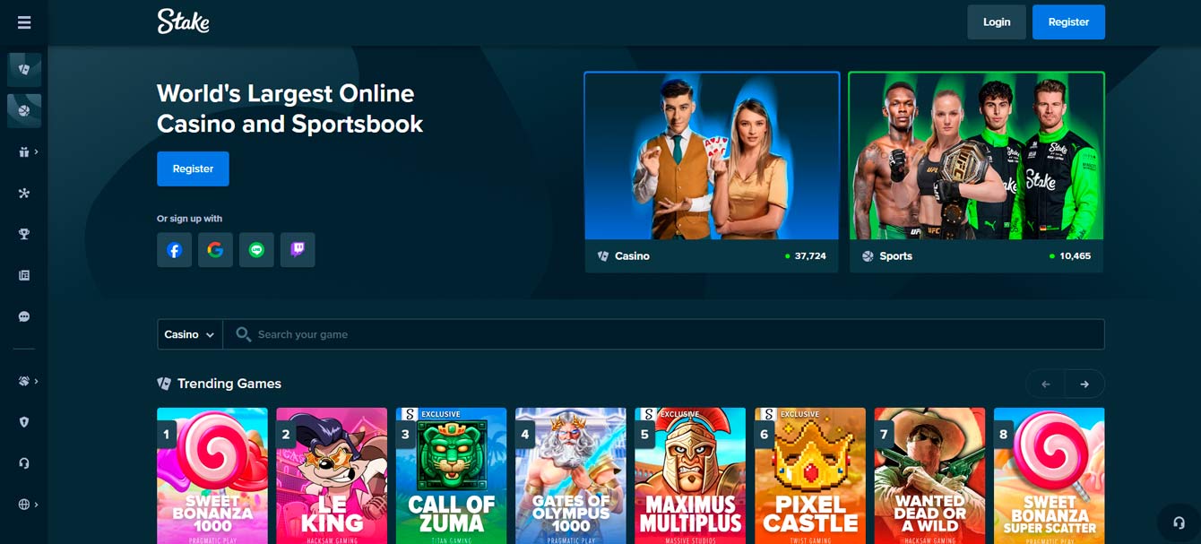 Stake Casino trending games